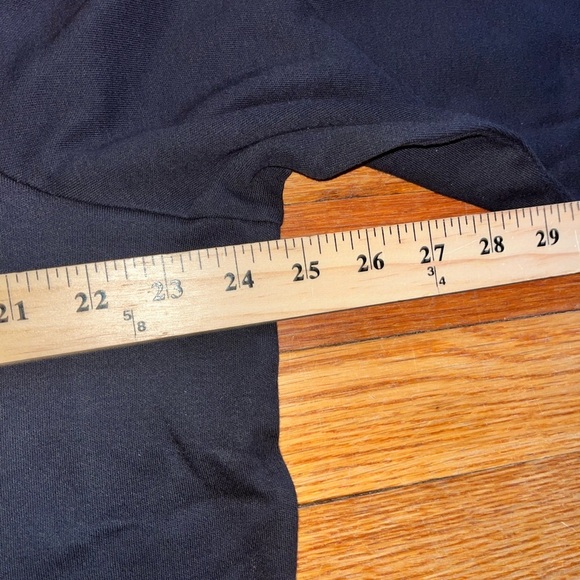 NWT Quacker Factory 1X 3/4 Sleeve T-Shirt w/Pink 3D Flowers Black/Rhinestones - Picture 8 of 12